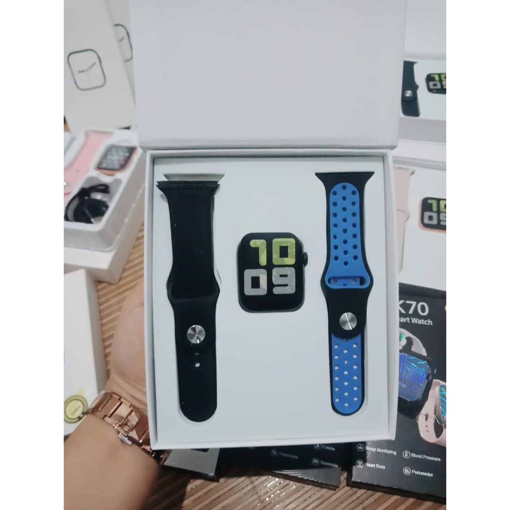 Jam TanganSmart Watch T55 2 Tali Blutooth Call Music Player Cwo / Cwe