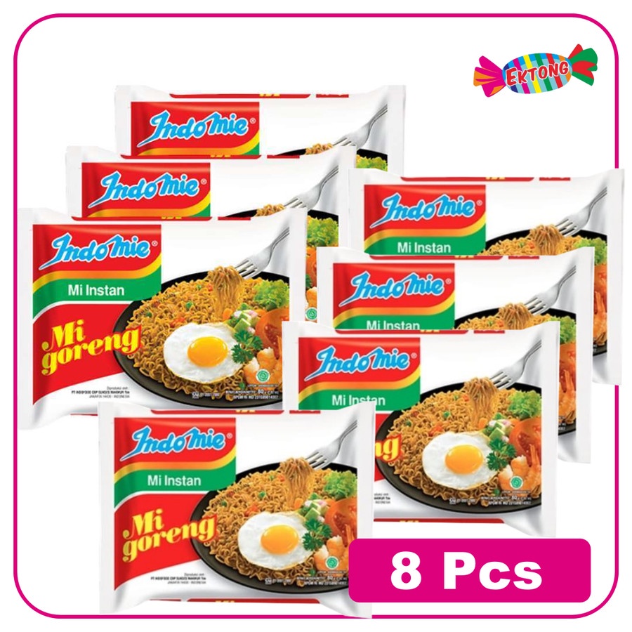 

INDOMIE GORENG ORIGINAL PAKET 8 PCS