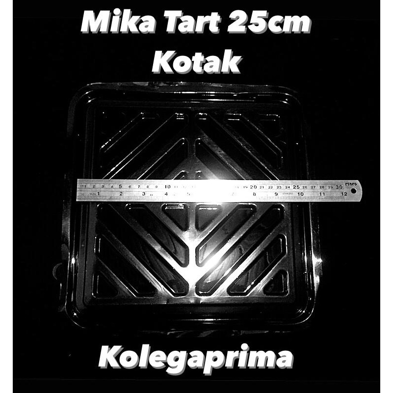 MIKA TART 25CM (KOTAK)/ MIKA CT 250/ MIKA KUE TART MURAH ISI 10PCS