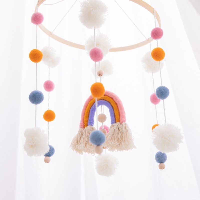 Mary Mainan Gantung Bahan Kayu Untuk Tempat Tidur Bayi