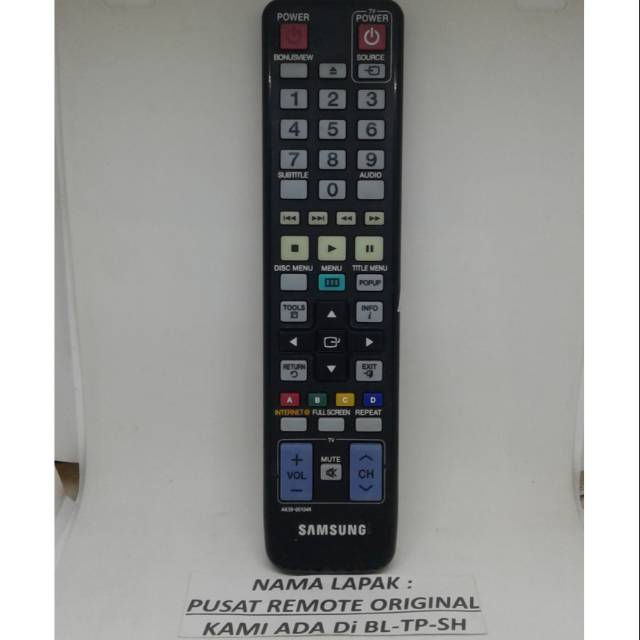 REMOTE REMOT HOME THEATER SAMSUNG AK59-00104R ORIGINAL ASLI