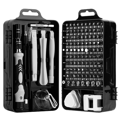 Taffware Obeng Set Hp Alat Reparasi Hp Laptop Lengkap 115 in 1 Screwdriver Kunci Obeng Hp Set