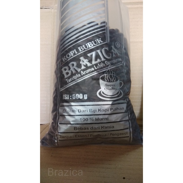 

gt201jyj Kopi Lampung 1Kg "Brazica" Ekonomis / Silver Quality (Biji/Bubuk) - Bubuk Halus Ds20X11