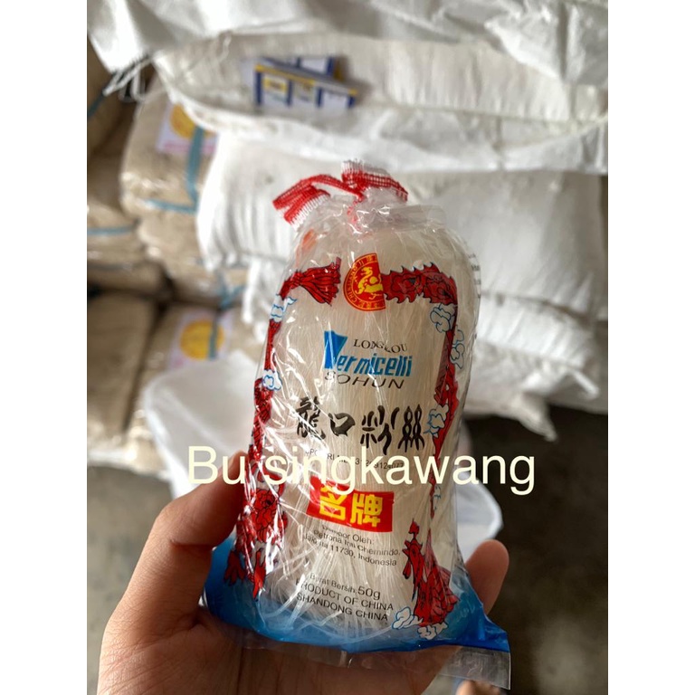 

Sohun / Soun Naga / vermicelli / Soun Kering / Tang hun 50gram Cap Chen Liang Ji Kualitas Premium Produk China