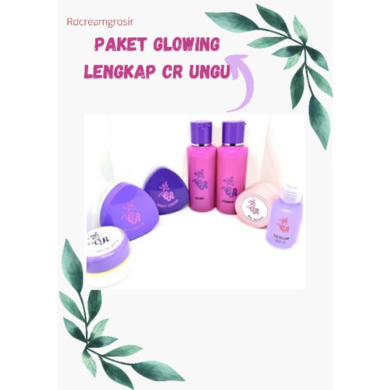 [COD] PAKET GLOWING CR UNGU