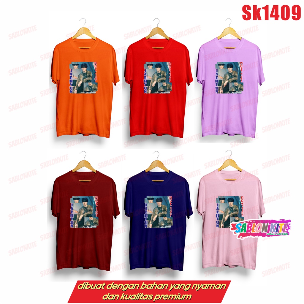 MURAH!!! KAOS NCT 127 MEMBER SK1409 JAEHYUN MARK TAELIL HAECHAN JOHNNY JUNGWO TAEYONG YUTA