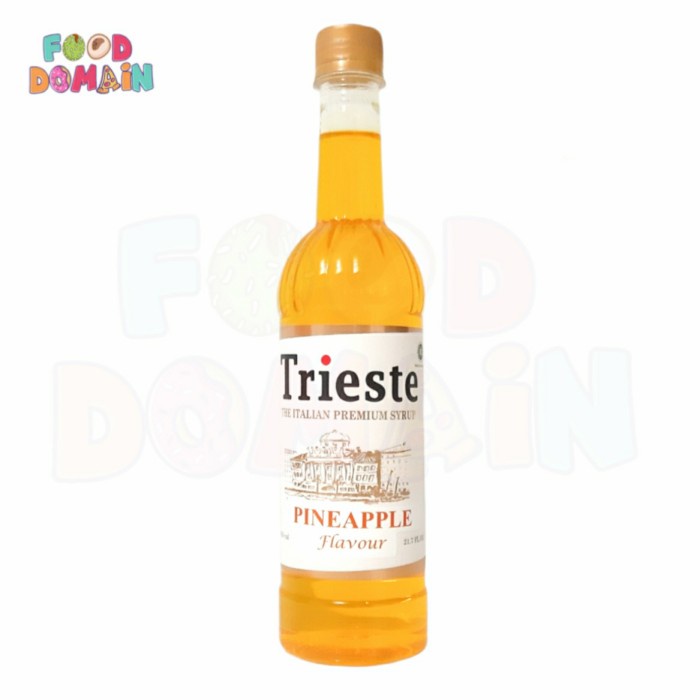 

Trieste Syrup Pineapple - Sirup Rasa Nanas - 650ml