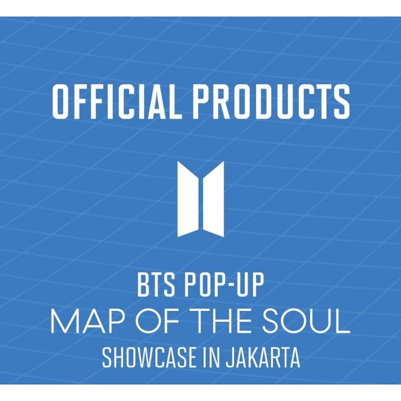 OFFICIAL PRODUCTS BTS POPUP MAP OF THE SOUL SHOWCASE IN JAKARTA MERCHANDISE POP-UP STORE BLACK SWAN 