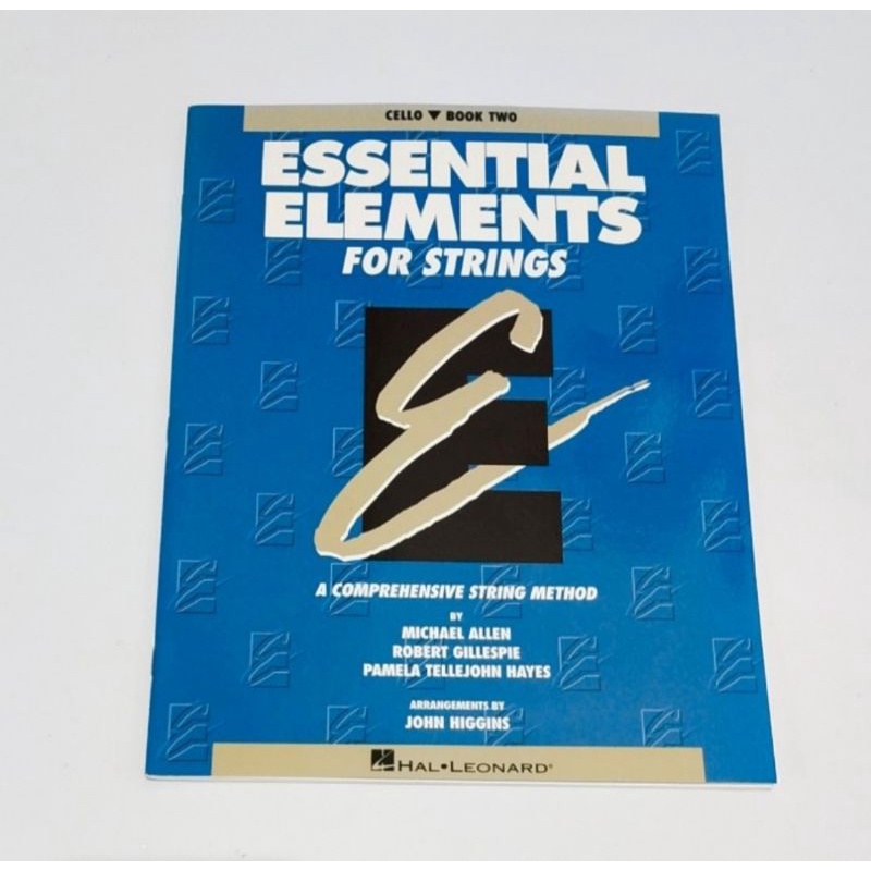 Buku cello Essential Elements for Strings for Cello book 1 or book 2 Hal Leonard