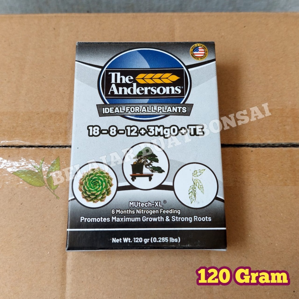 Pupuk The Andersons Slow Release 18 8 12 3Mgo Plus TE Kemasan 120gr