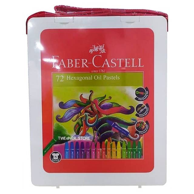 

*New* Faber Castell Crayon Oil Pastel 72 Colours | Krayon