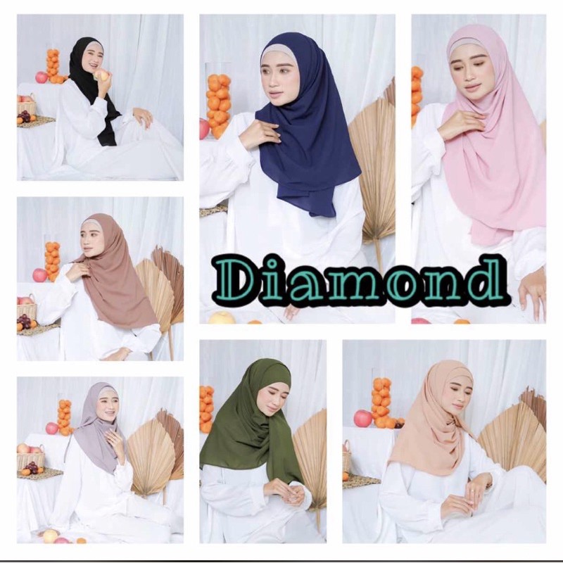 HIJAB PASHMINA POLOS DIAMOND