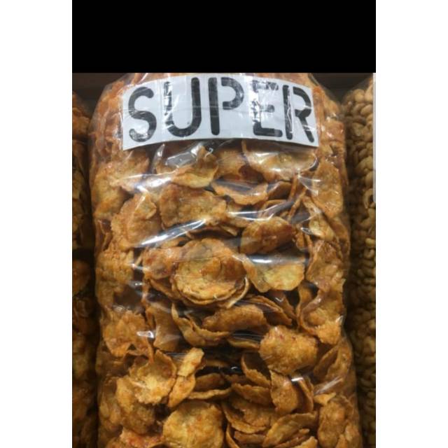 

emping bali lebar pedas manis 250gr