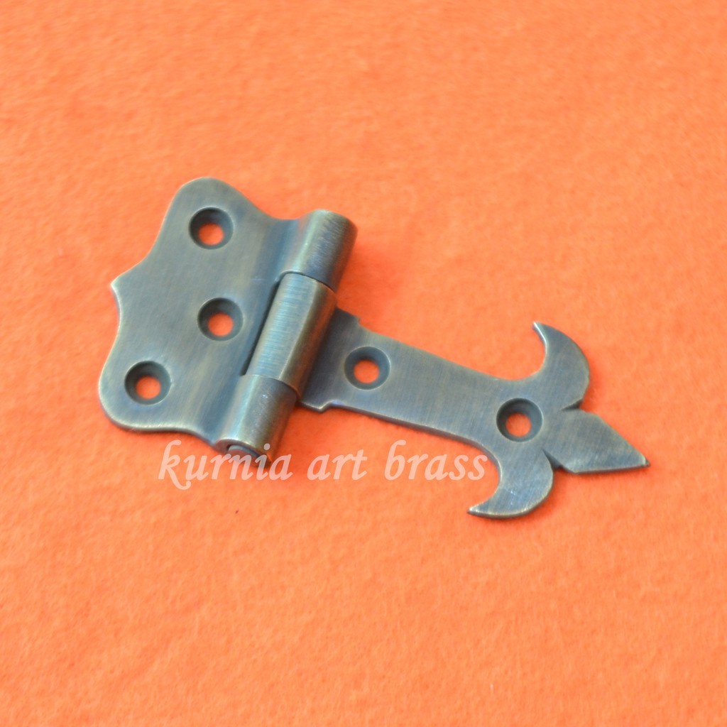 engsel untuk pintu lemari peti kitchen set kuningan antik kuno jadul