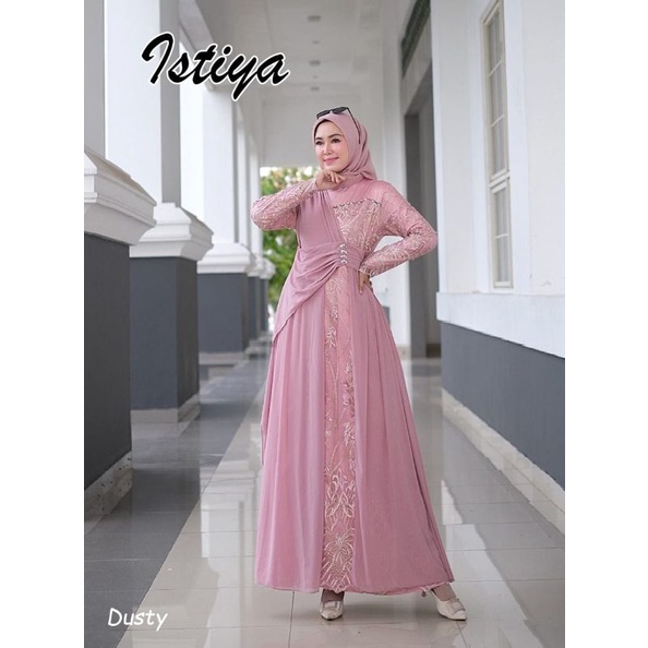 ISTIYA Gamis Muslimah gaun wisuda online walimatul bridemaids kondangan pesta muslimah