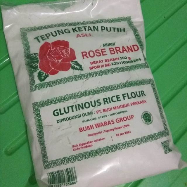 

Tepung ketan rose brand 500 gr