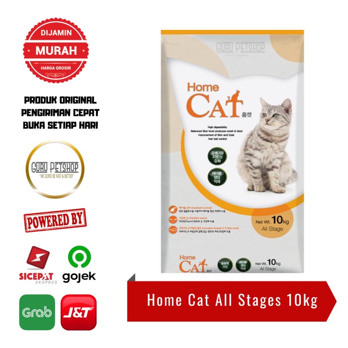 Home Cat All Stages 10kg Freshpack Makanan Kucing Home Cat Food