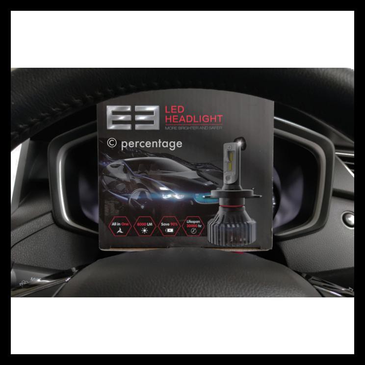 DISKON HEADLAMP LED E3 ZES H4 - LEBIH BAGUS DARI C6H 