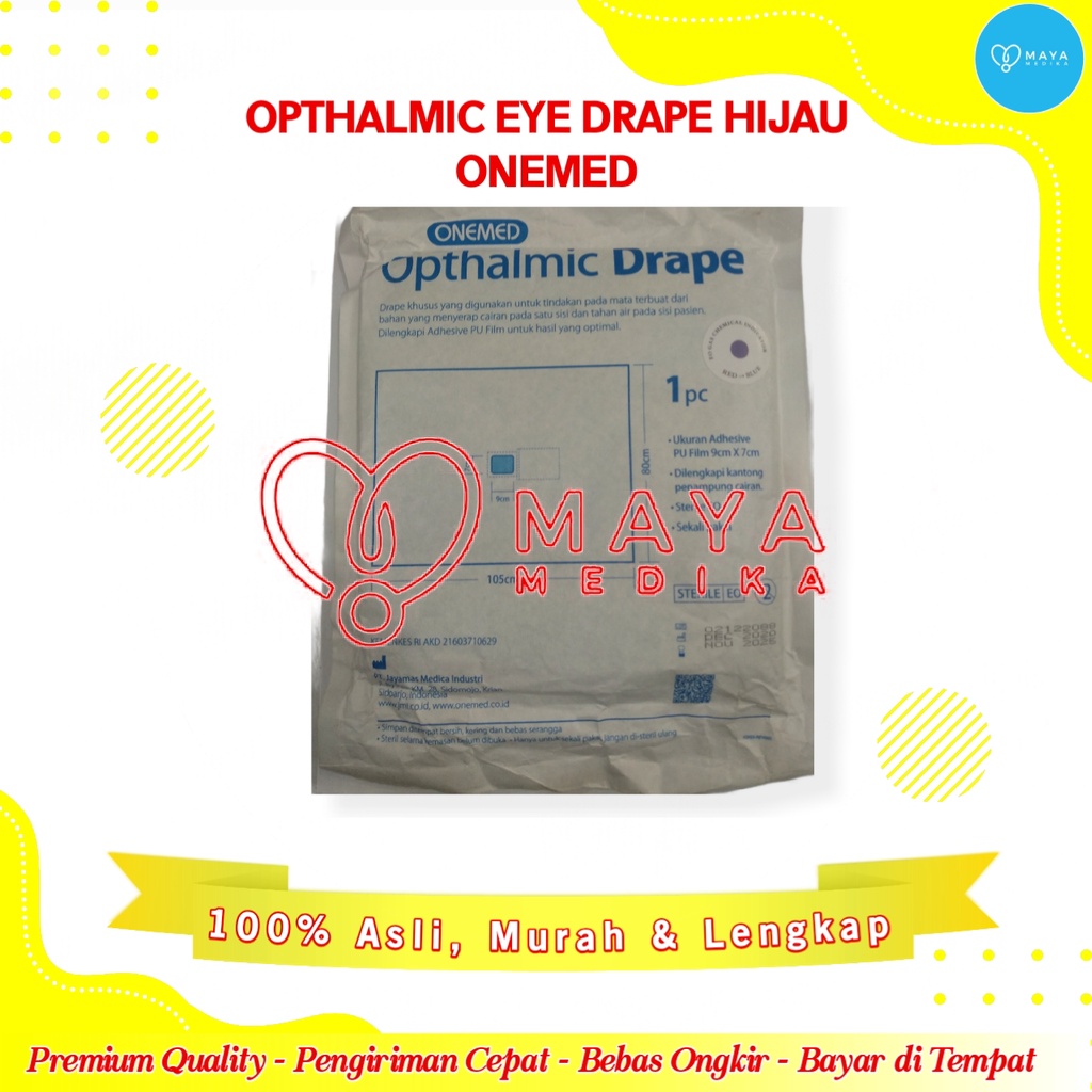 Mata Opthalmic Eye Drape Hijau One Med