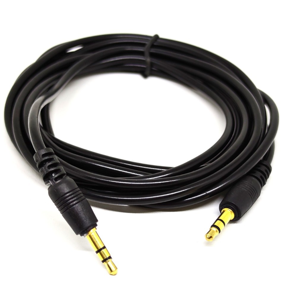 KABEL WIRED AUDIO JACK 3.5 PANJANG 5M 5 M 5 METER GOLD PLATED KABEL AUX HIGH QUALITY