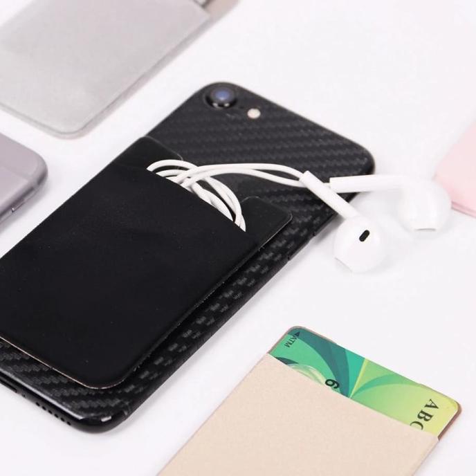 Phone Card Holder 3M Sticky Holder Dompet Kartu Card Pocket Kantong HP