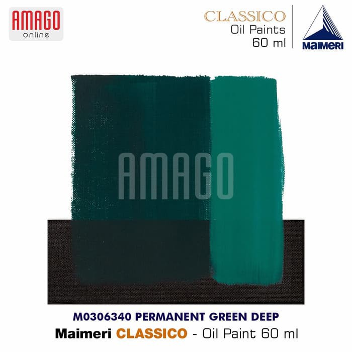 MAIMERI CLASSICO - OIL PAINT - PERMANENT GREEN DEEP - 60ML - M0306340