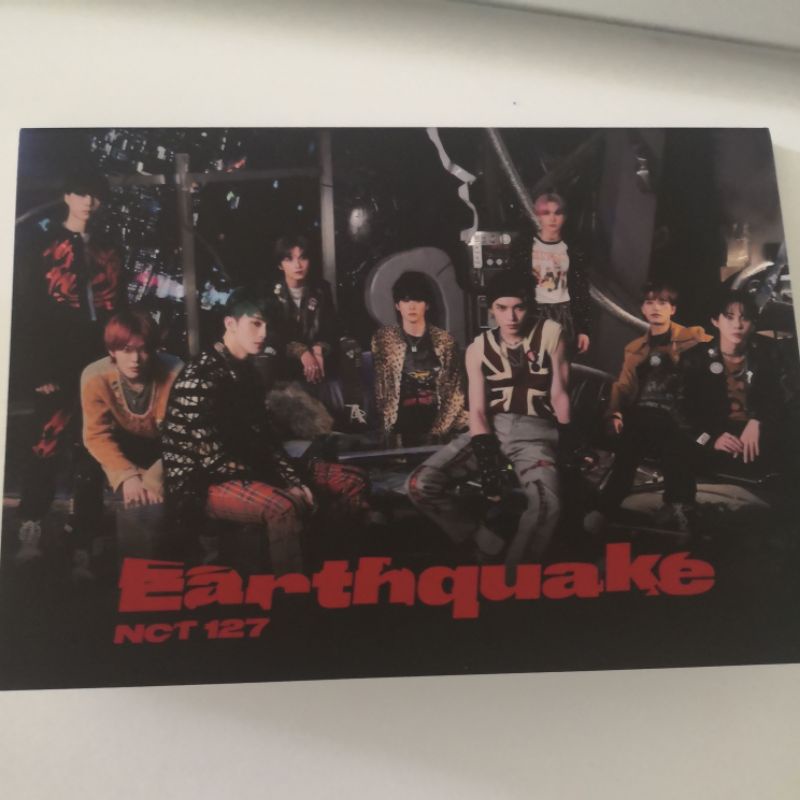 ready stock nct 127 postcard book earthquake jungwoo, doyoung, johnny, taeil