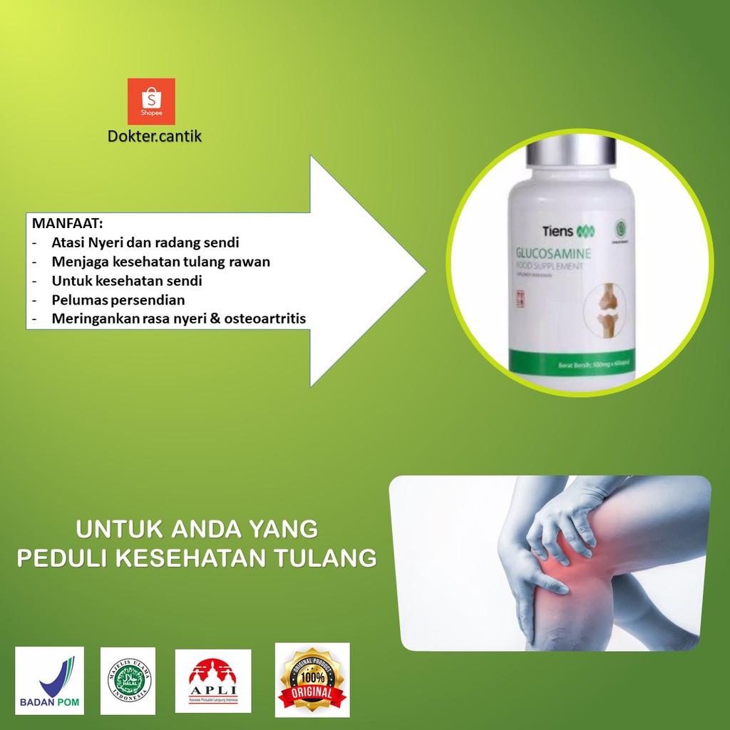 Obat Sendi Nyeri Lutut Suplemen Pelumas Sendi Osteoarthritis asam urat