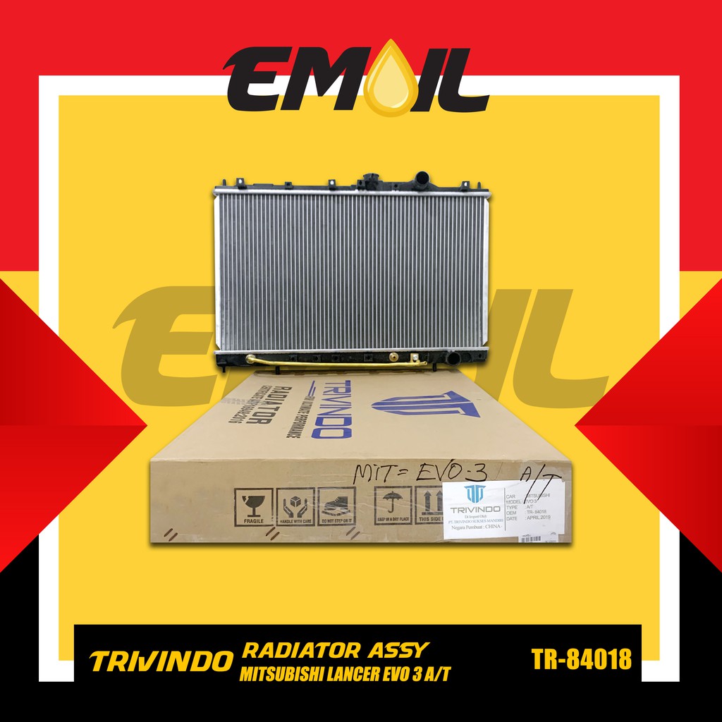 Radiator assy Mitsubishi Lancer Evo 3 Automatic AT TR-84018 Trivindo