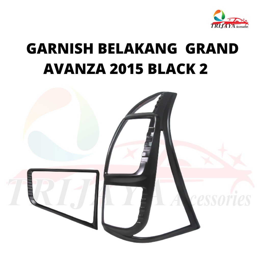 GARNISH BELAKANG AVANZA 2015 HITAM