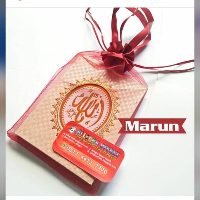 Tas tile cantik buat souvenir, Al Qur:an, buku yasin, majmu syarief