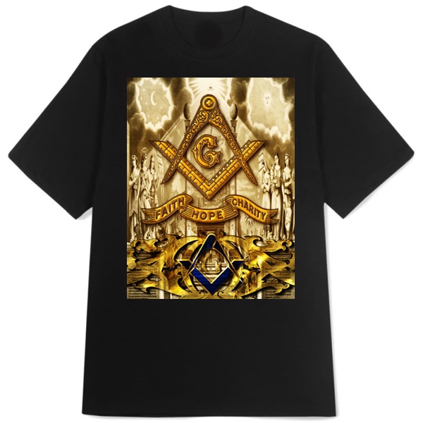 Kaos Freemasonry Masonic Tshirt Unisex