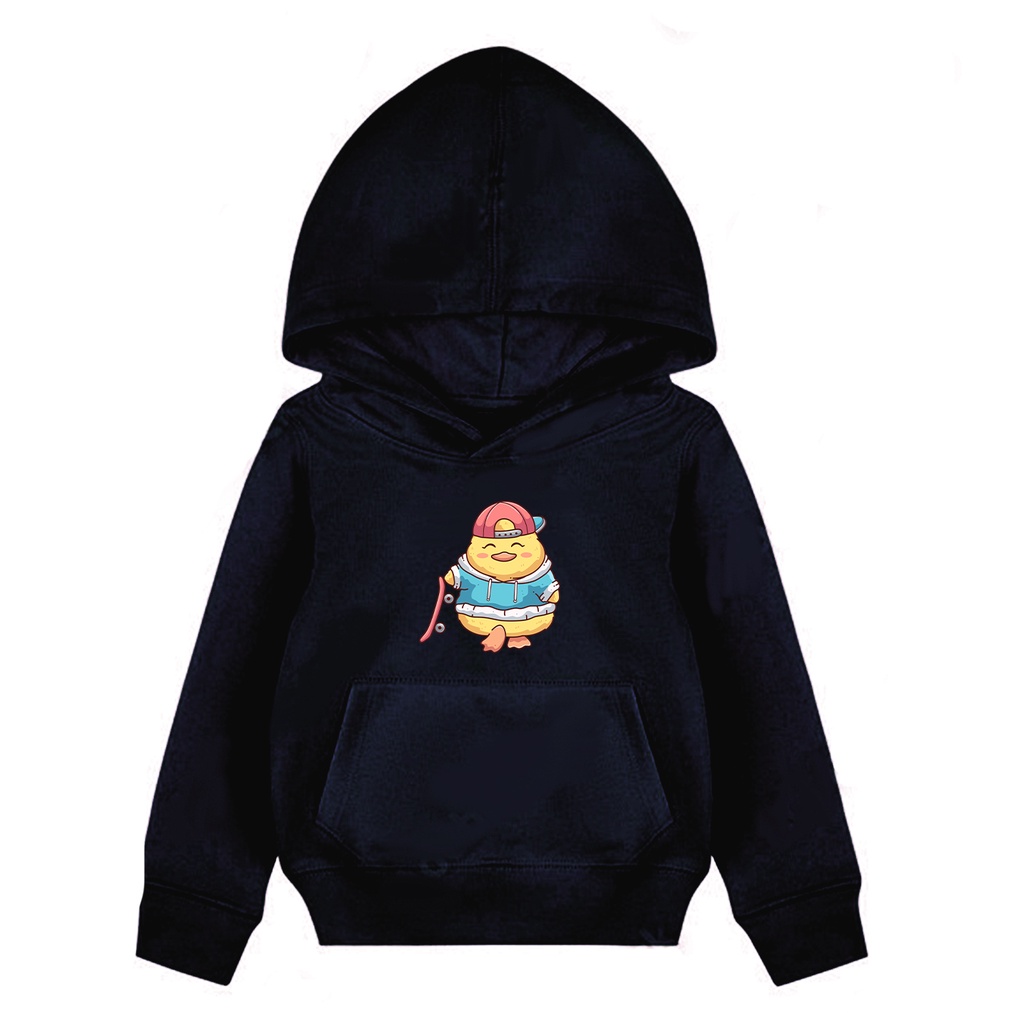 Hoodie Anak Skate Duck Sweater Pakaian Fleece Anak M - XL