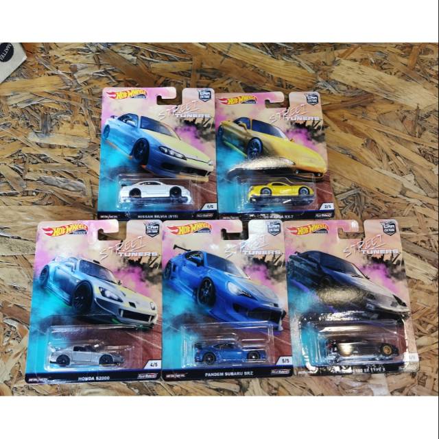 Hot Wheels Street Tuners SET hotwheels nissan silvia pandem subaru mazda honda s2000 Car Culture