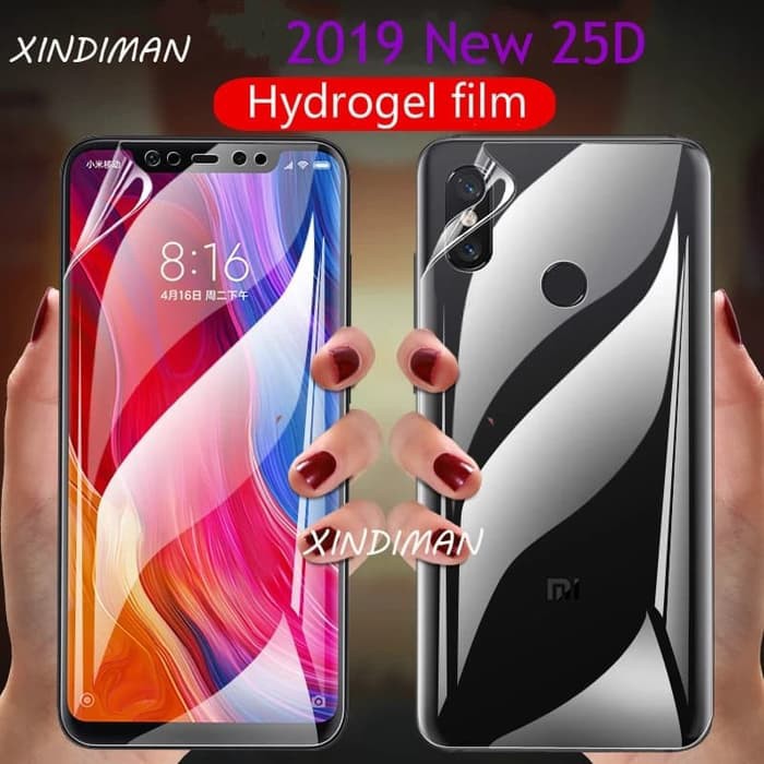 HYDROGEL XIAOMI MI8 MI 8 ANTI GORES DEPAN BELAKANG FULL COVER