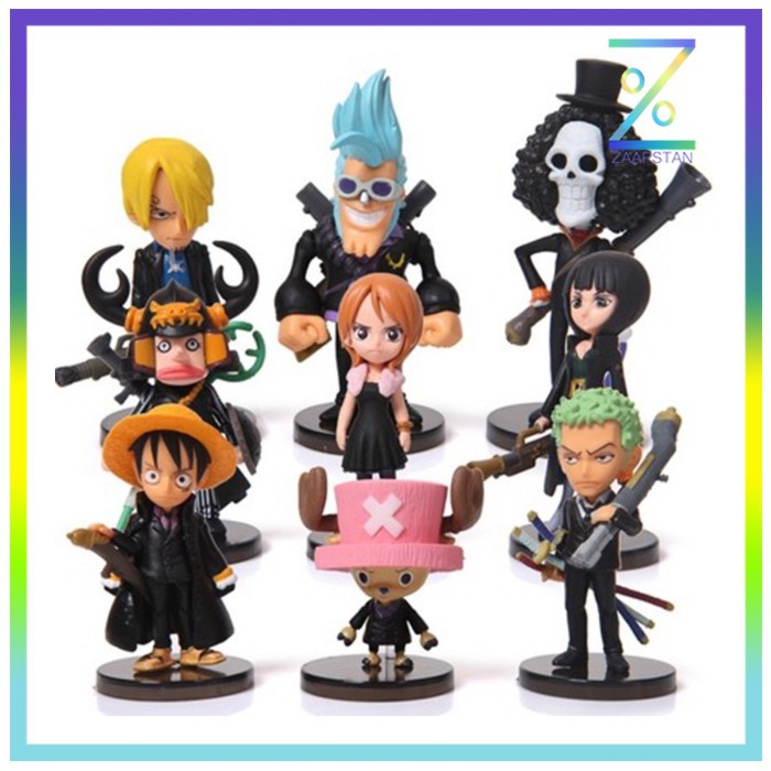 Action Figure One Piece 9 PCS - Model 59