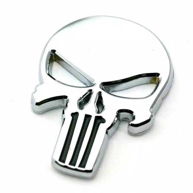 Stiker Emblem Punisher