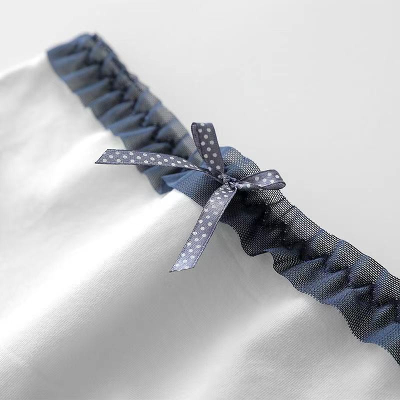 HOHO_HWANG (C-89) Celana Dalam Brief Mid Waist Bahan Katun Anti Bakteri Warna Polos Untuk Wanita-3