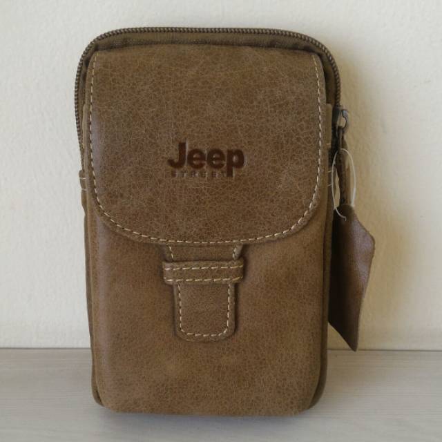 Sarung Hp Jeep/ Sarung HP Pinggang/ Dompet HP Kulit Asli