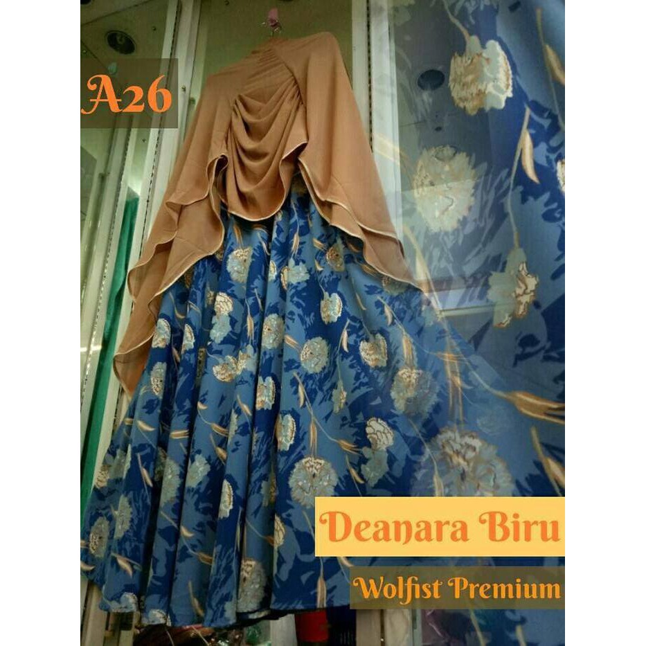[gamis-wanita] gamis monalisa deanara blue