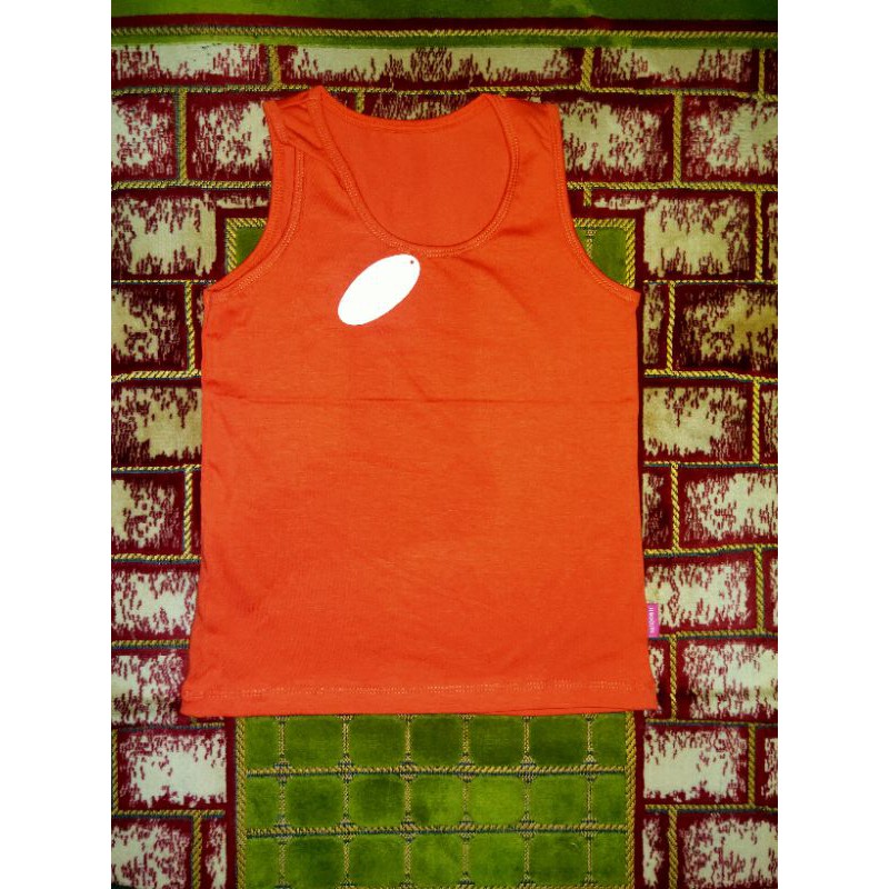 Singlet Anak Balita Cowo Tanktop Unisex XXS XS S M L High Quality Murah Harga Grosir
