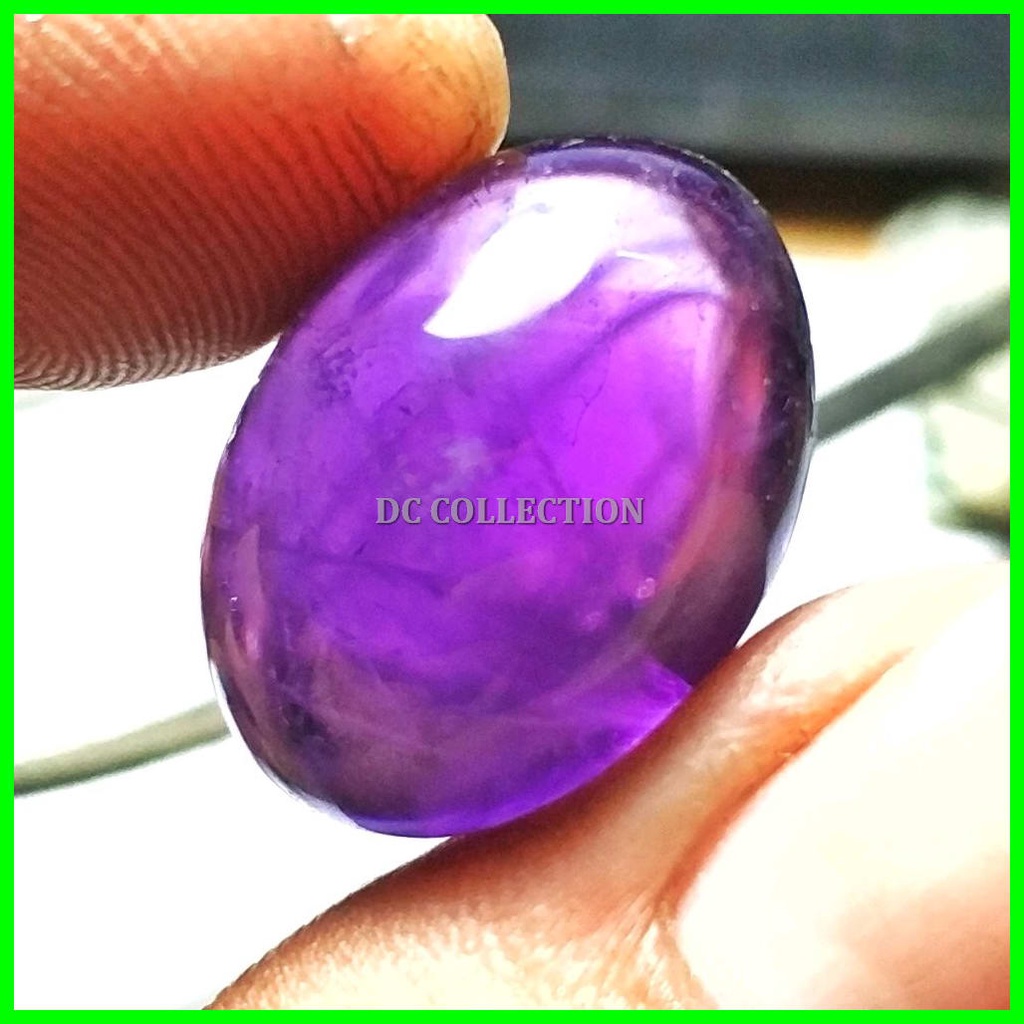 BATU AKIK KECUBUNG UNGU TERONG