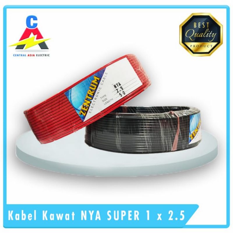 Kabel Listrik Kawat NYA Super 1 x 2.5 (43 Meter) Kawat Besar