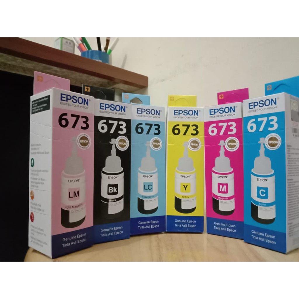 tinta epson 673 1 set.