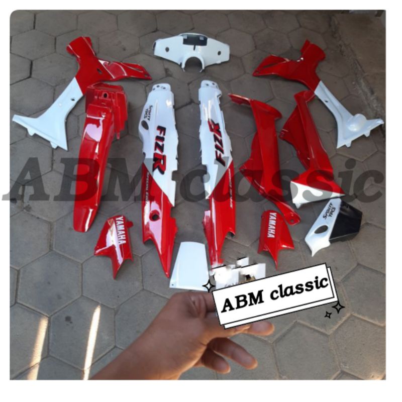 COVER BODY FULL SET HALUS YAMAHA F1ZR FIZR FIZ R MILLENIUM MERAH PUTIH