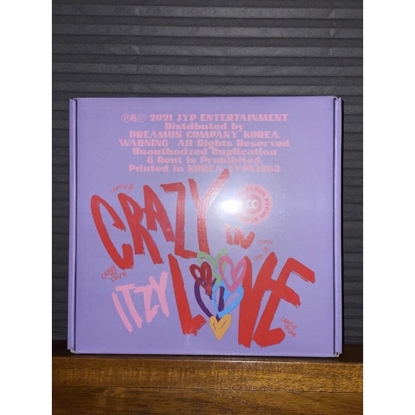 ITZY CRAZY IN LOVE ALBUM MINUS PC