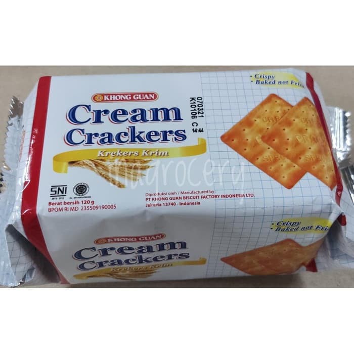 

KHONG GUAN CREAM CRACKERS 120gr