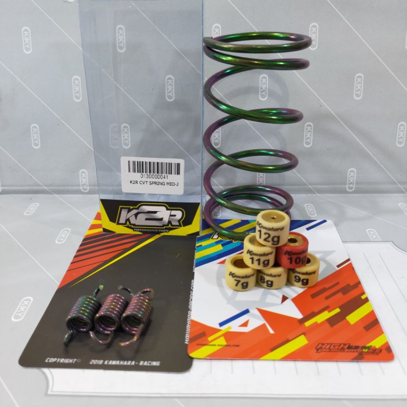 PAKETAN RACING CVT SET PER CVT / PER SENTRI /ROLLER YAMAHA MIO J,MIO GT,SOUL GT,FINO FI KAWAHARA