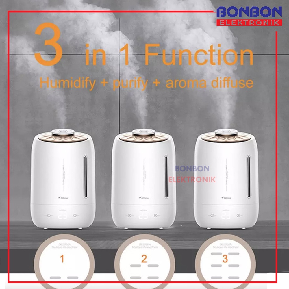 Deerma F600 5L Humidifier Timing With Intelligent Touch Screen