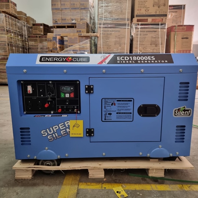 Genset Silent Diesel 15 kva heavy duty Energy Cube